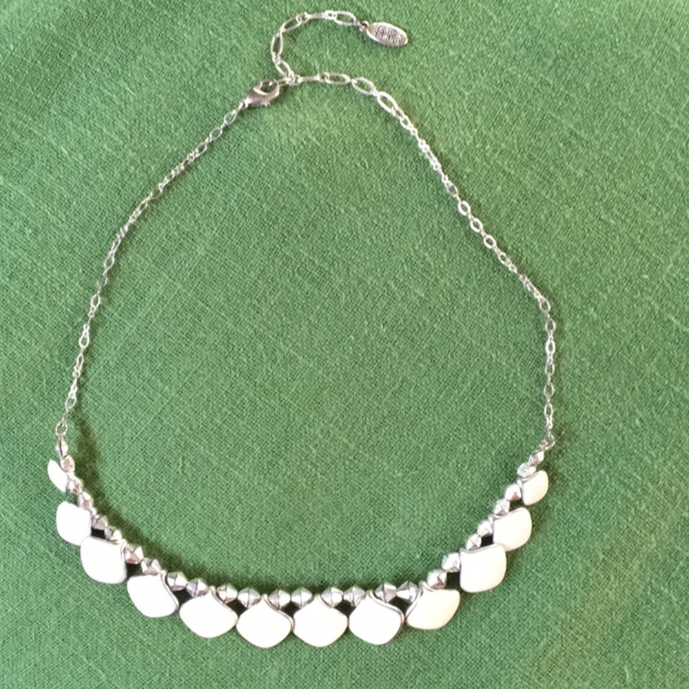 Ivory enamel necklace by Danish Pilgrim